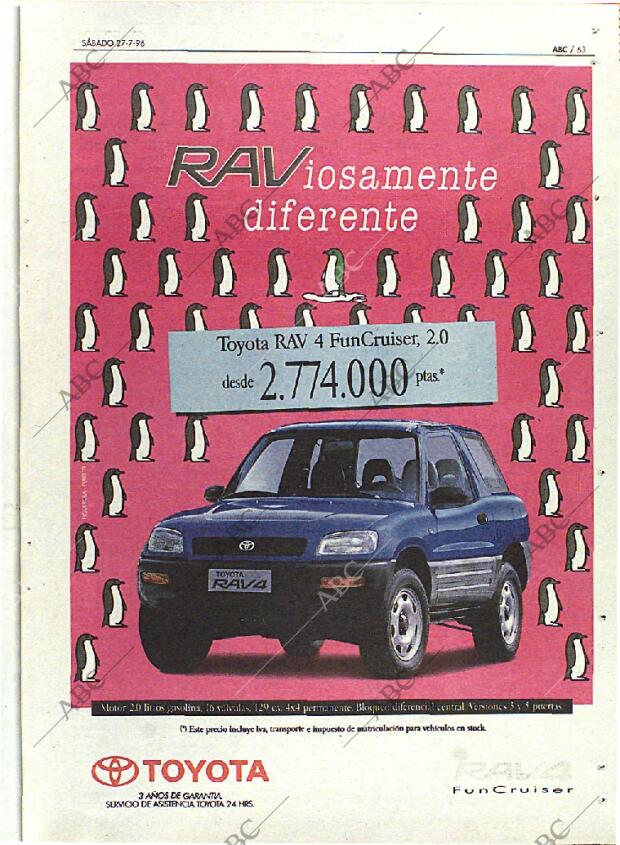 ABC MADRID 27-07-1996 página 63