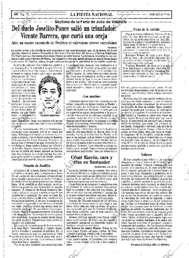 ABC MADRID 27-07-1996 página 70