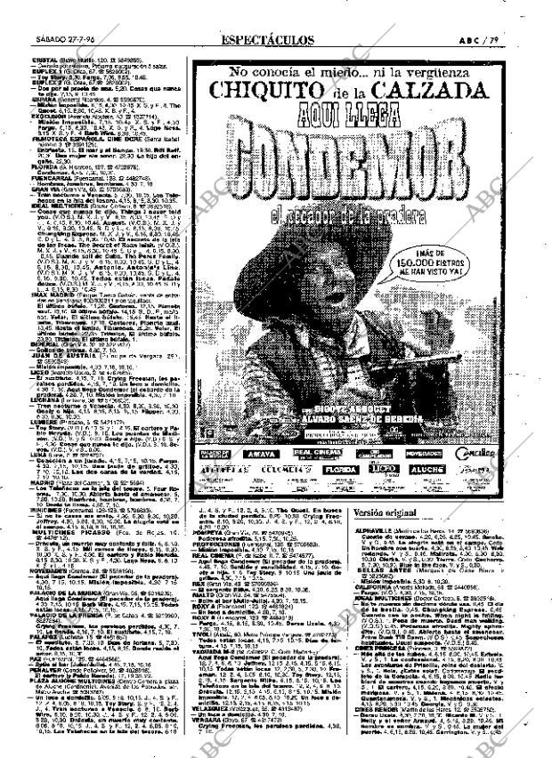 ABC MADRID 27-07-1996 página 79
