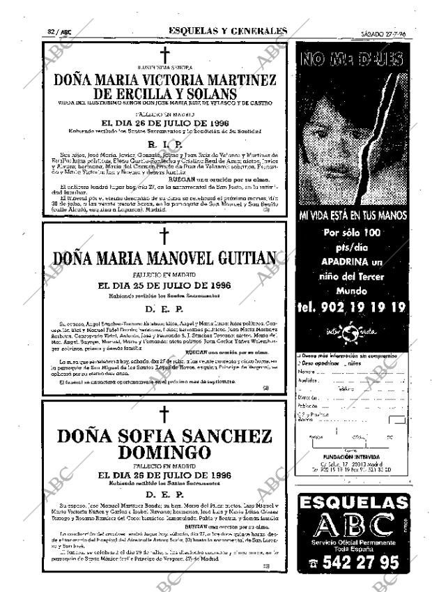 ABC MADRID 27-07-1996 página 82