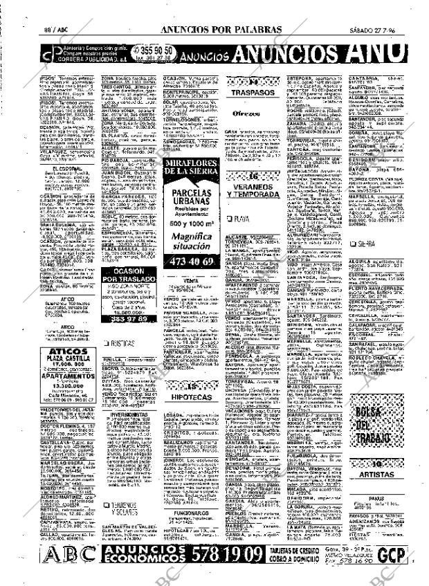 ABC MADRID 27-07-1996 página 88