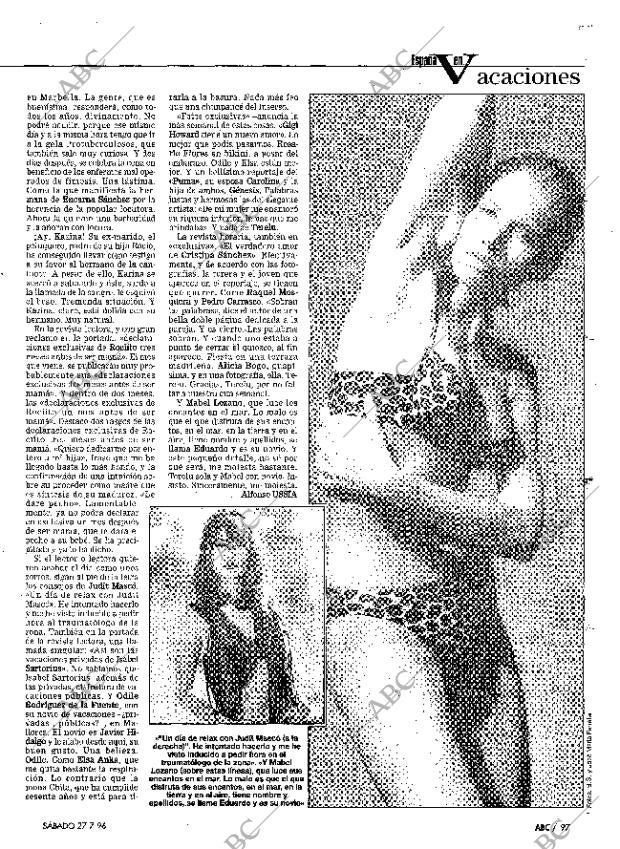 ABC MADRID 27-07-1996 página 97