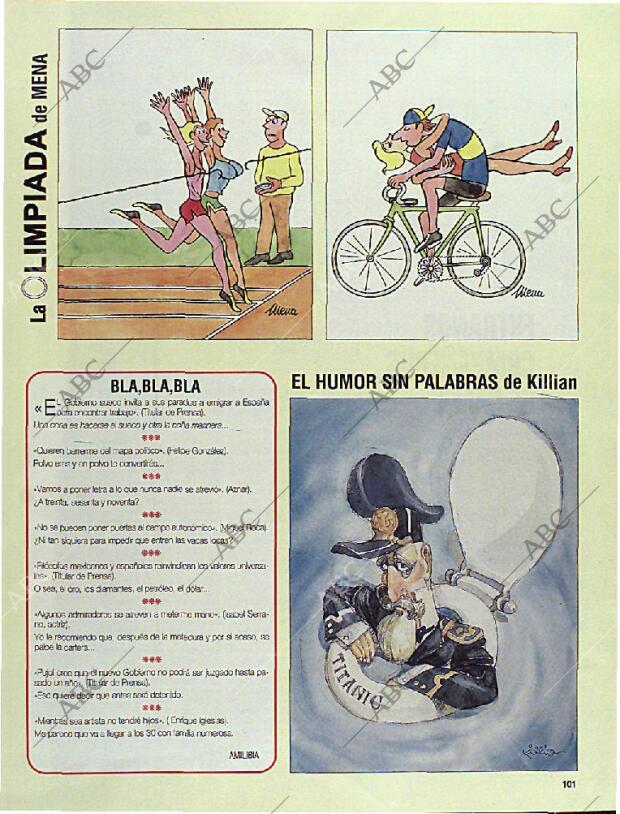 BLANCO Y NEGRO MADRID 28-07-1996 página 101