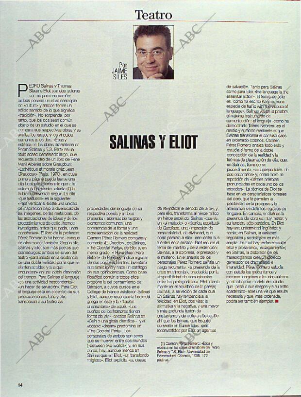 BLANCO Y NEGRO MADRID 28-07-1996 página 14