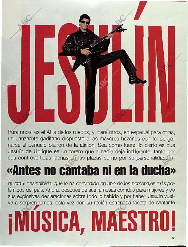 BLANCO Y NEGRO MADRID 28-07-1996 página 27