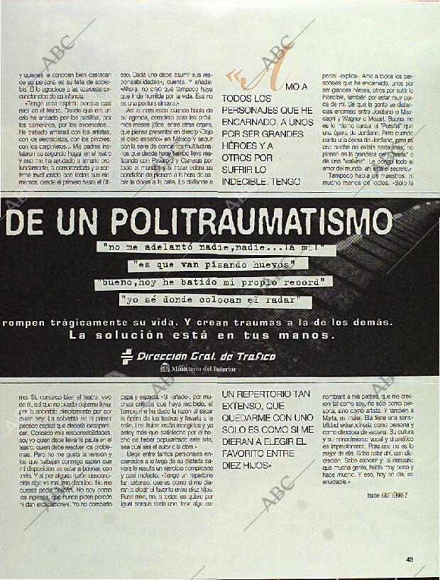 BLANCO Y NEGRO MADRID 28-07-1996 página 43