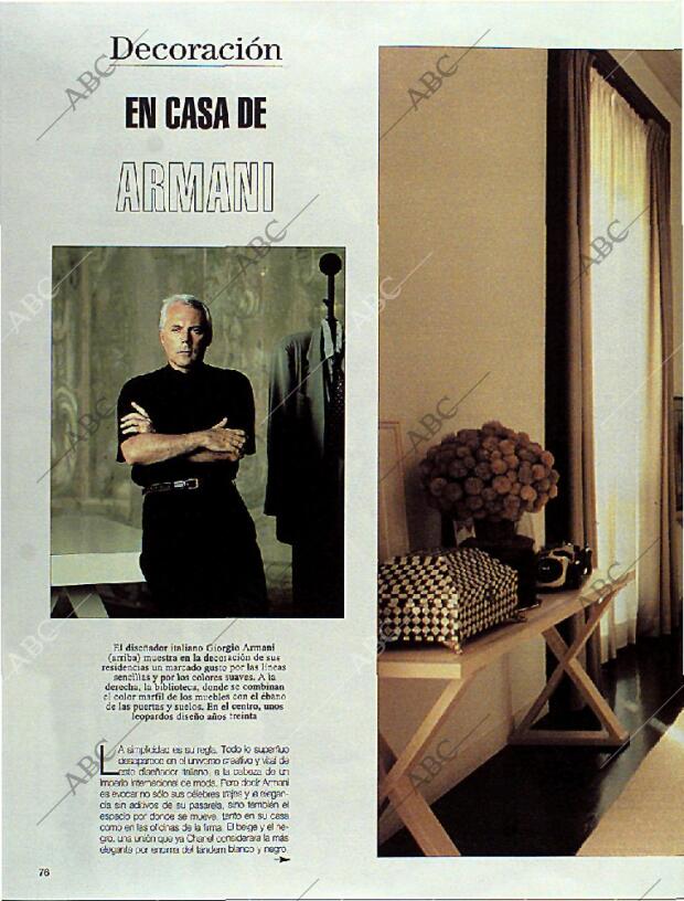 BLANCO Y NEGRO MADRID 28-07-1996 página 76