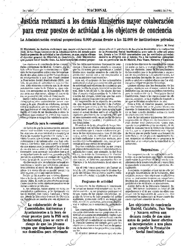 ABC SEVILLA 30-07-1996 página 24
