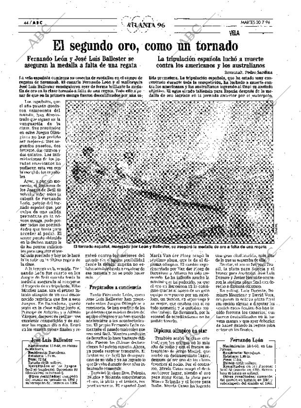 ABC SEVILLA 30-07-1996 página 44