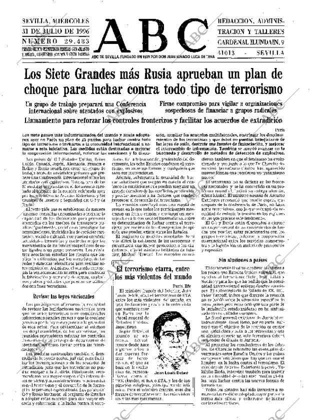 ABC SEVILLA 31-07-1996 página 11