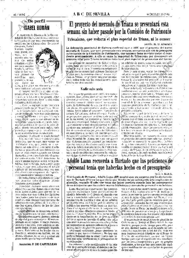 ABC SEVILLA 31-07-1996 página 48