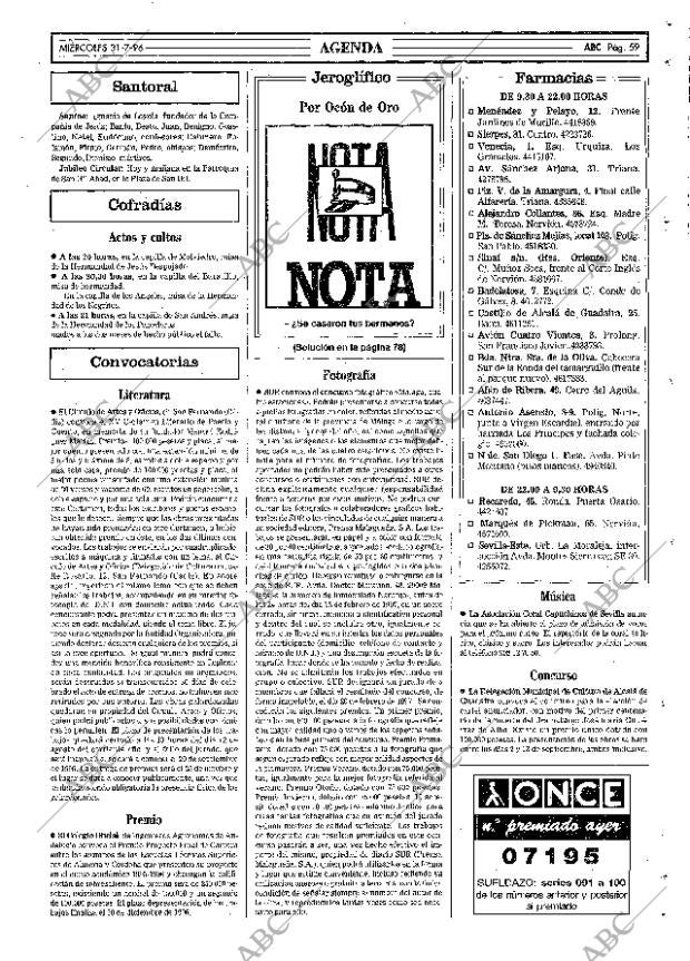 ABC SEVILLA 31-07-1996 página 59