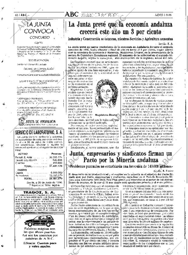 ABC SEVILLA 01-08-1996 página 62