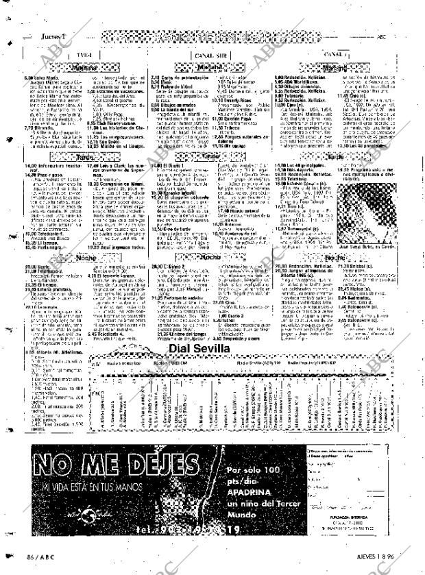 ABC SEVILLA 01-08-1996 página 86