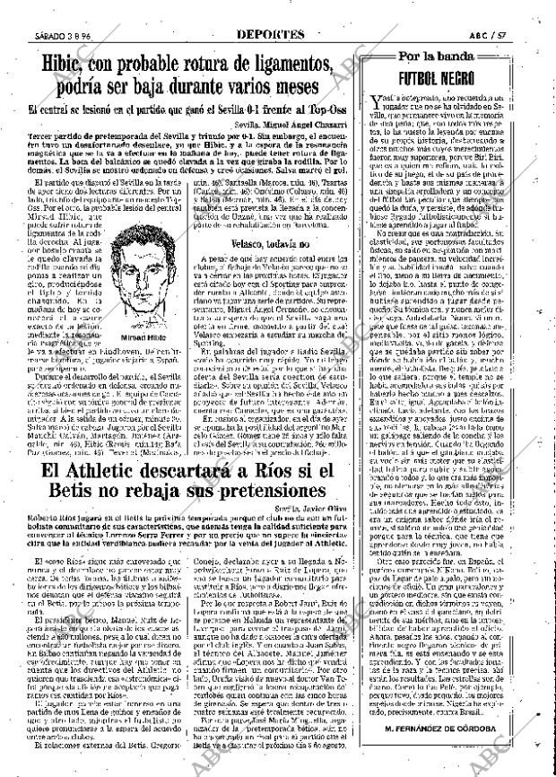 ABC SEVILLA 03-08-1996 página 57