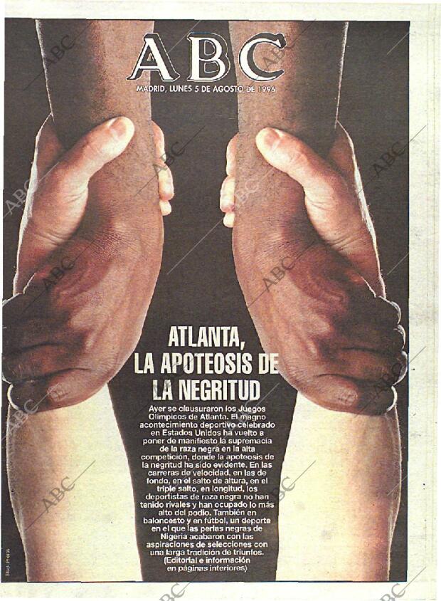 ABC MADRID 05-08-1996 página 1
