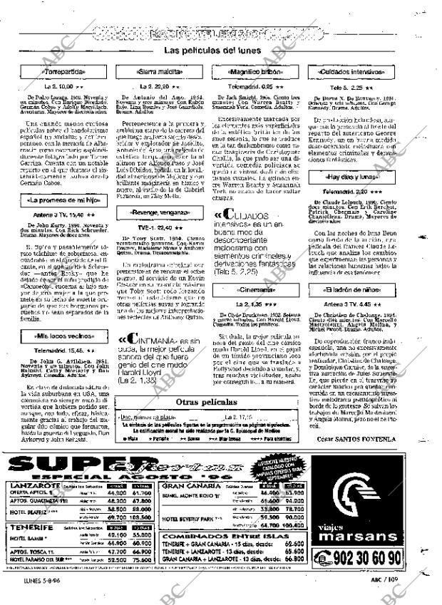ABC MADRID 05-08-1996 página 109