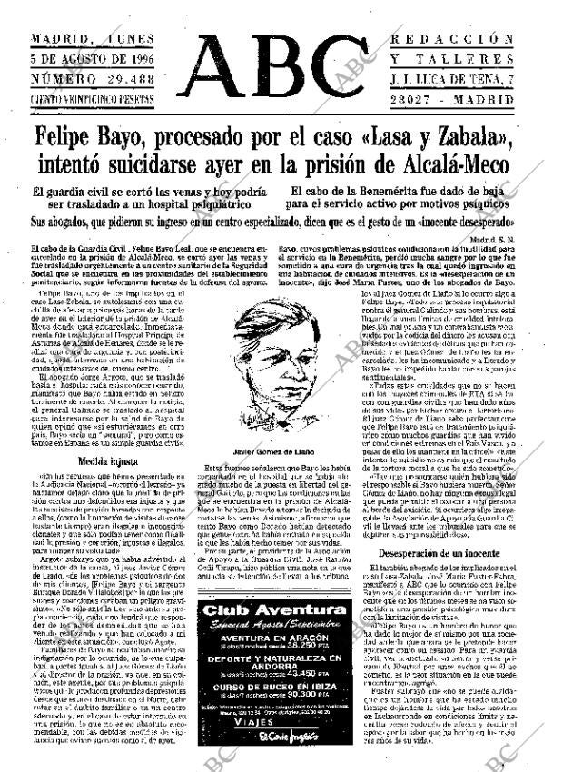 ABC MADRID 05-08-1996 página 17