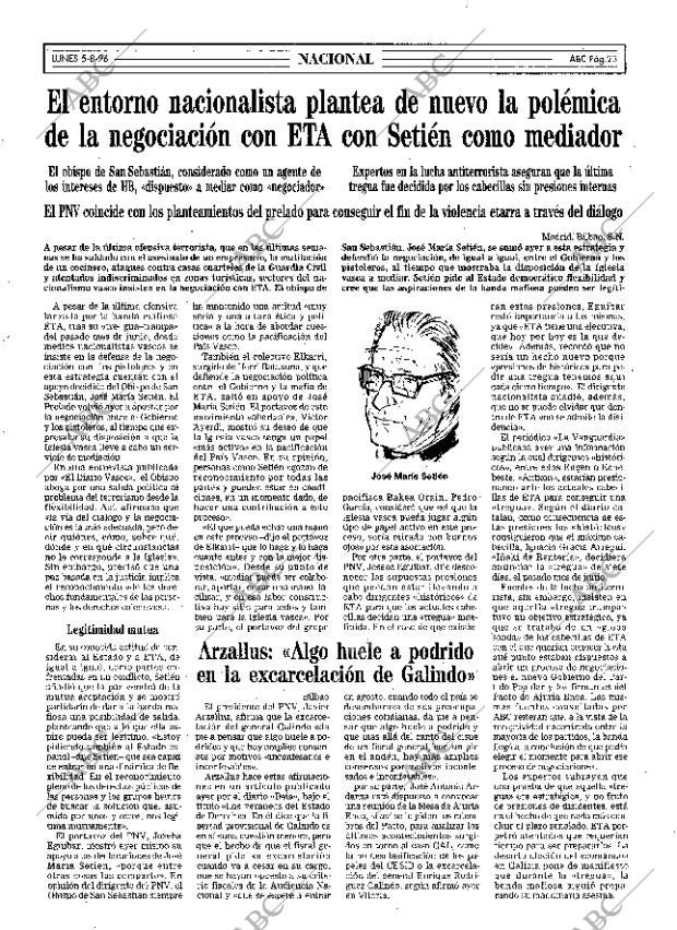 ABC MADRID 05-08-1996 página 23