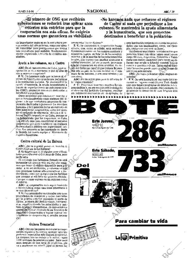 ABC MADRID 05-08-1996 página 29