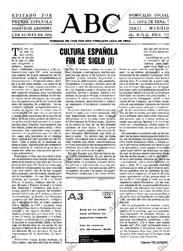 ABC MADRID 05-08-1996 página 3