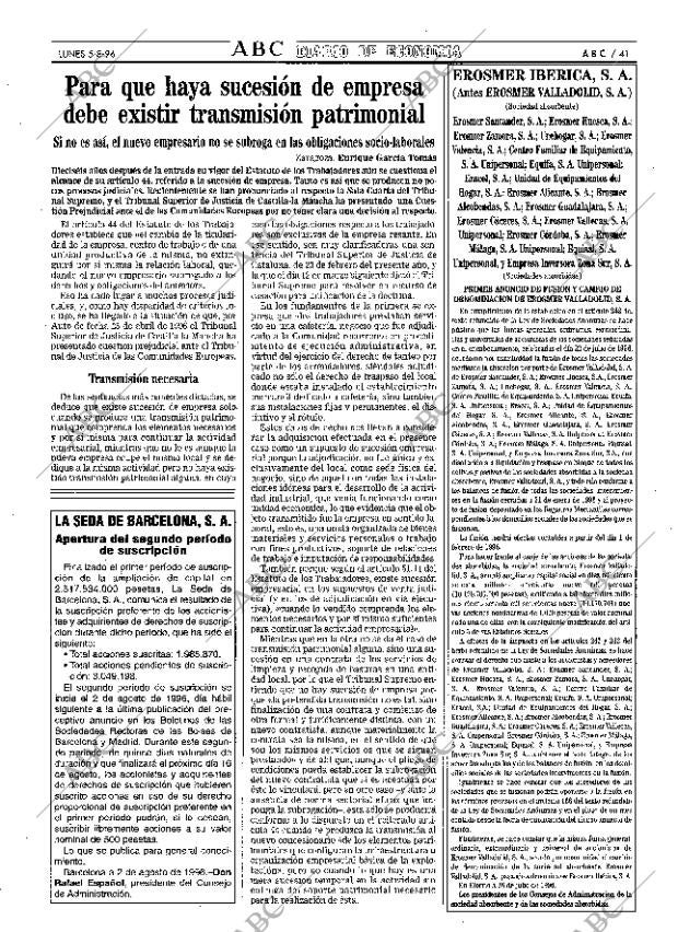 ABC MADRID 05-08-1996 página 41