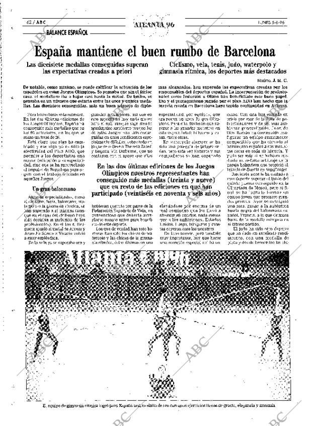 ABC MADRID 05-08-1996 página 62