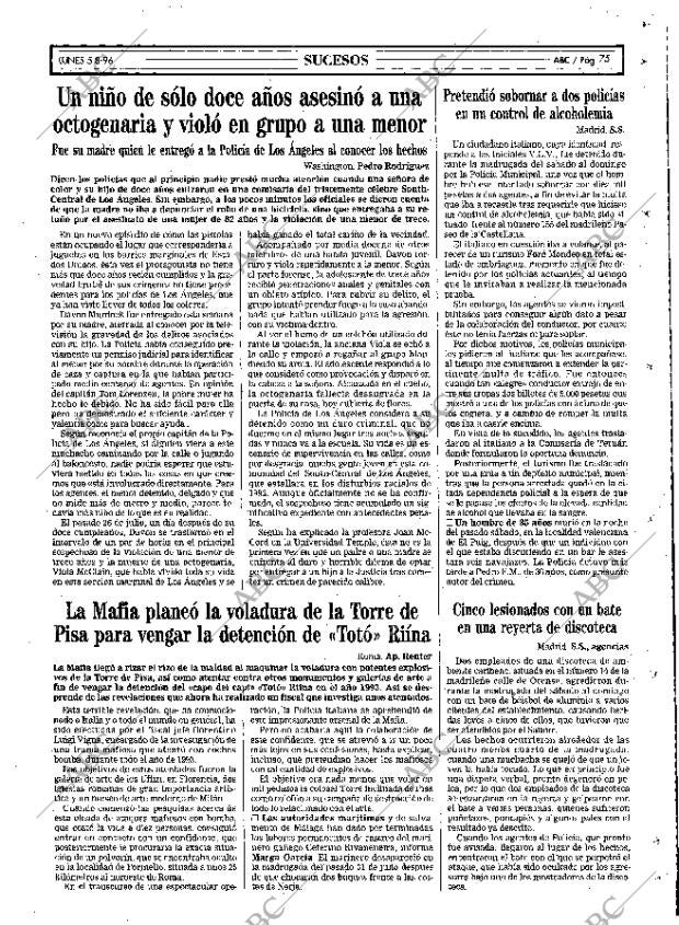 ABC MADRID 05-08-1996 página 75