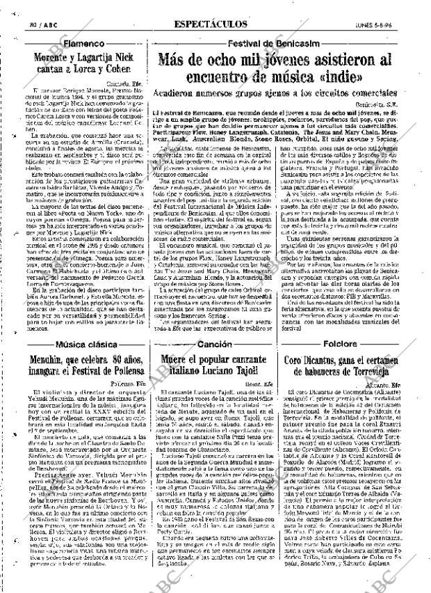 ABC MADRID 05-08-1996 página 80