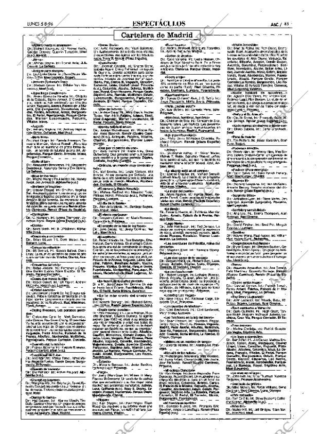 ABC MADRID 05-08-1996 página 85
