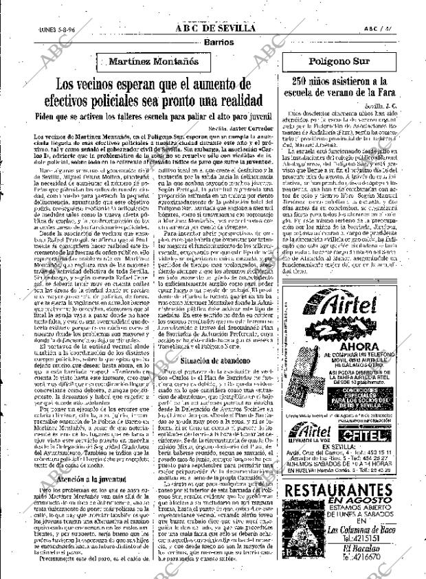 ABC SEVILLA 05-08-1996 página 47