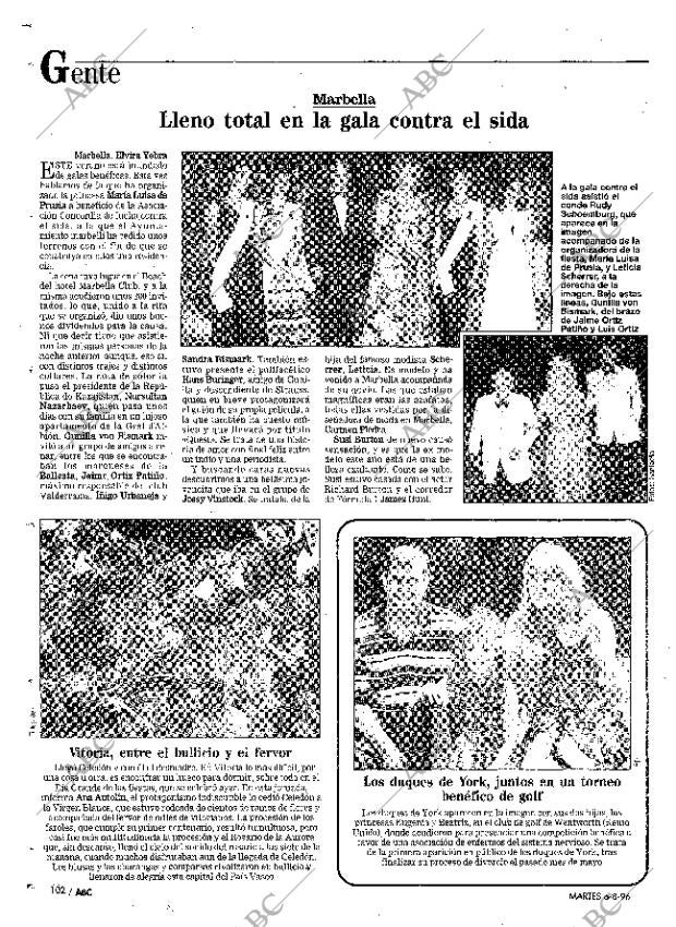 ABC MADRID 06-08-1996 página 102