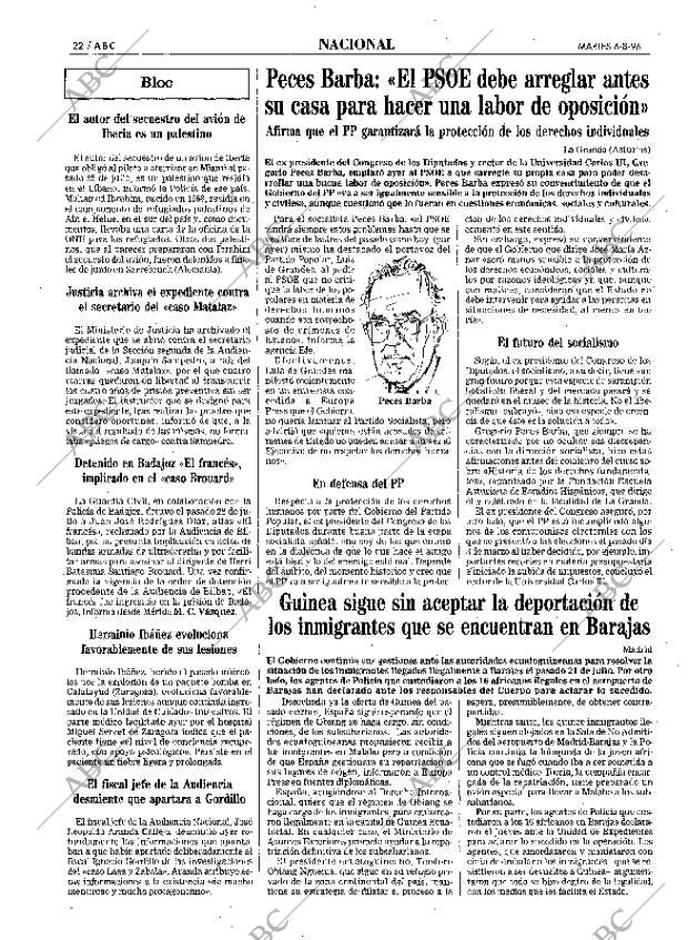 ABC MADRID 06-08-1996 página 22