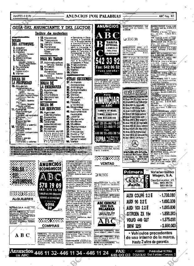 ABC MADRID 06-08-1996 página 85