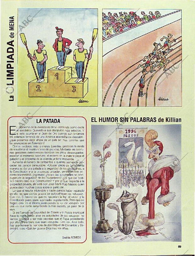 BLANCO Y NEGRO MADRID 11-08-1996 página 89
