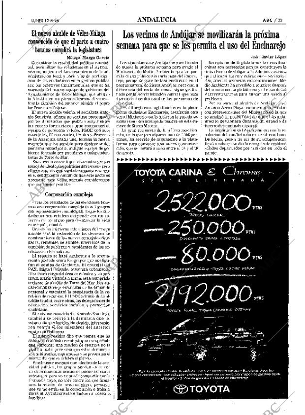 ABC SEVILLA 12-08-1996 página 33