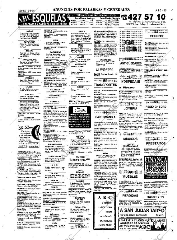 ABC SEVILLA 12-08-1996 página 85
