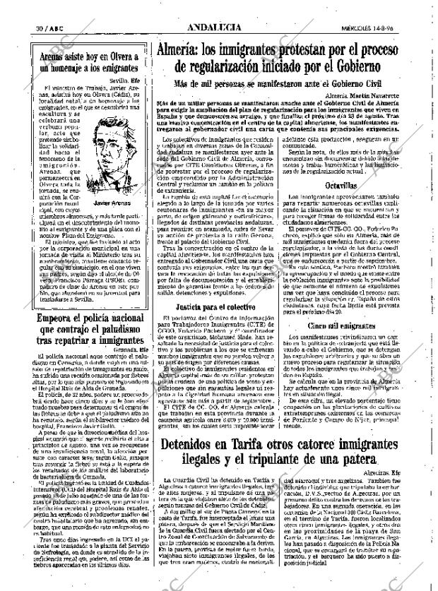 ABC SEVILLA 14-08-1996 página 30