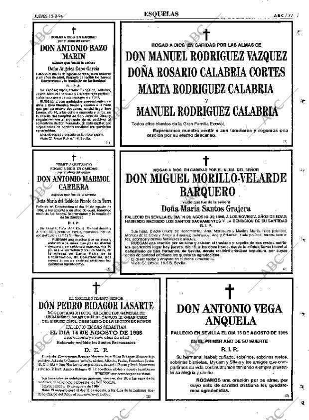 ABC SEVILLA 15-08-1996 página 77