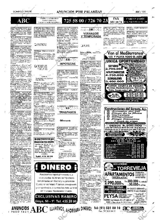 ABC MADRID 18-08-1996 página 105