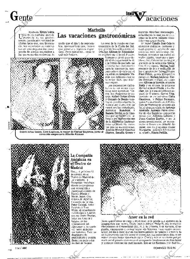 ABC MADRID 18-08-1996 página 114