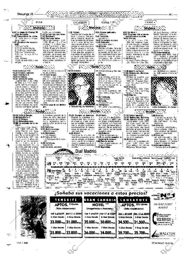 ABC MADRID 18-08-1996 página 118