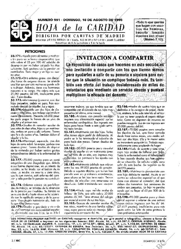 ABC MADRID 18-08-1996 página 2