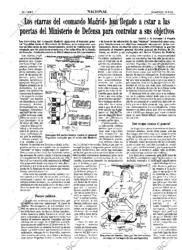 ABC MADRID 18-08-1996 página 20