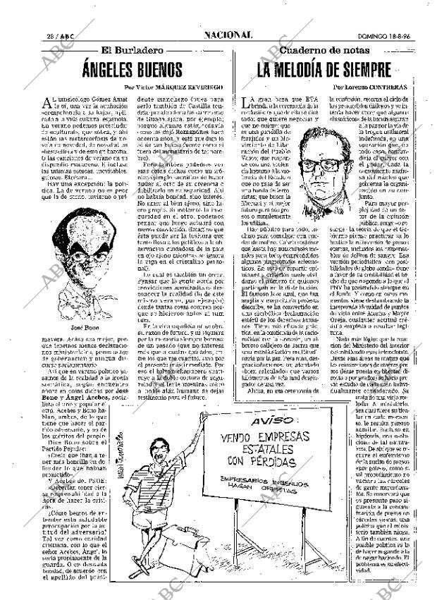 ABC MADRID 18-08-1996 página 28