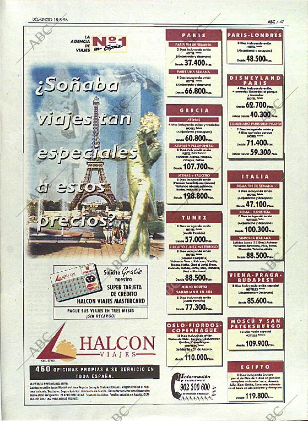 ABC MADRID 18-08-1996 página 47