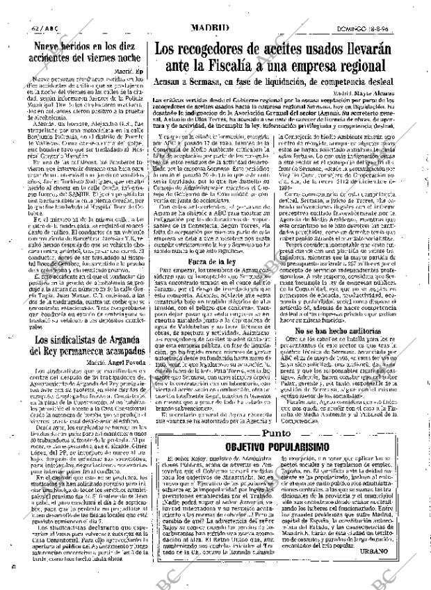 ABC MADRID 18-08-1996 página 62