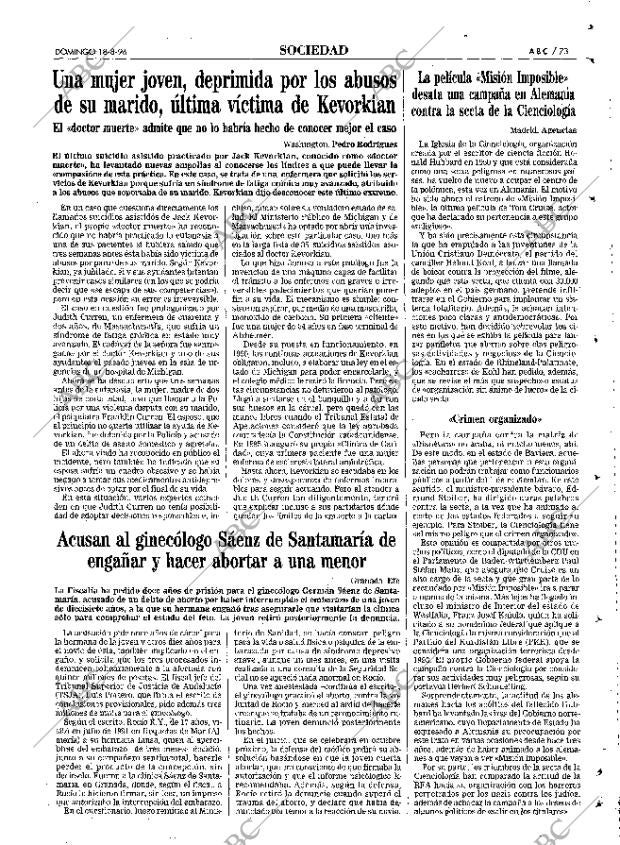 ABC MADRID 18-08-1996 página 73