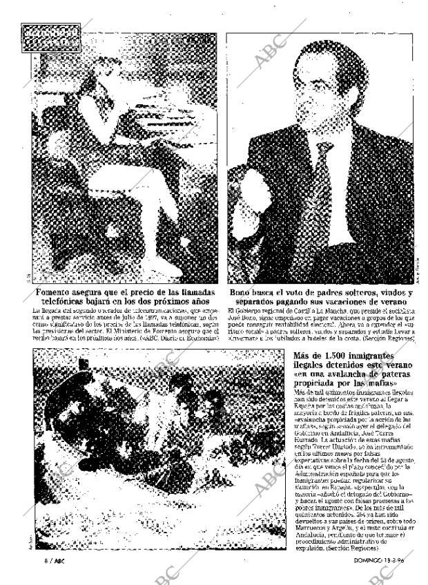 ABC MADRID 18-08-1996 página 8