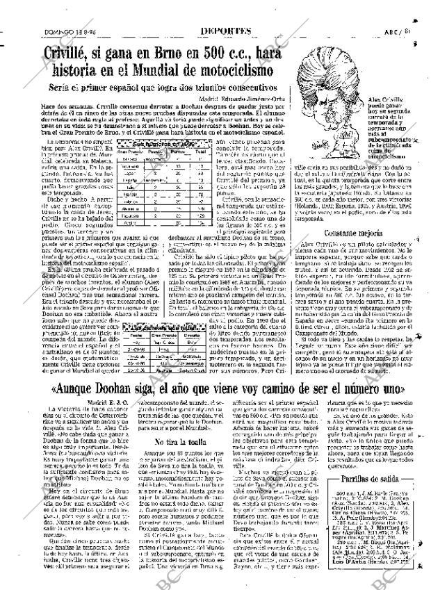 ABC MADRID 18-08-1996 página 81